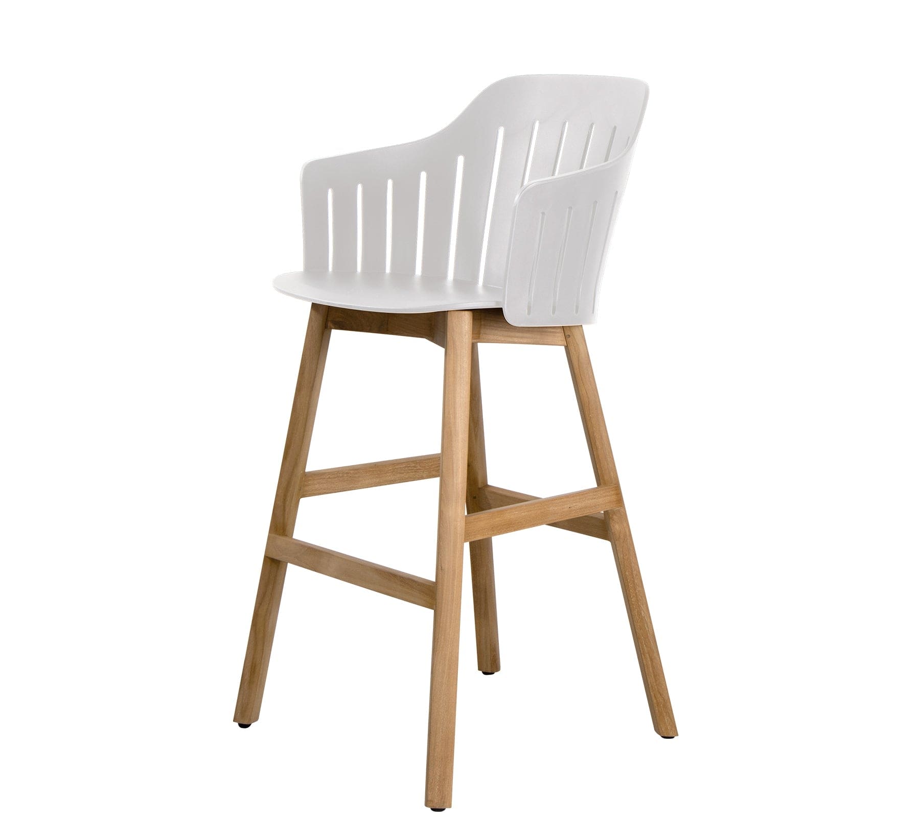 Premium Outdoor Bar Stool - Heavy Duty Patio Bar Chair with Backrest, Weather-Resistant & Comfortable for Garden, Deck, Poolside & Outdoor Dining