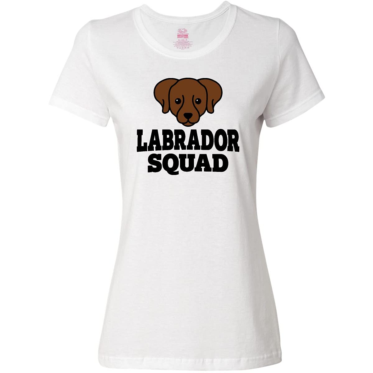 Inktastic Dog Chocolate Labrador Squad Women's T-Shirt - Cute Labrador Graphic Tee for Dog Lovers, Casual Wear & Dog-Themed Gifts
