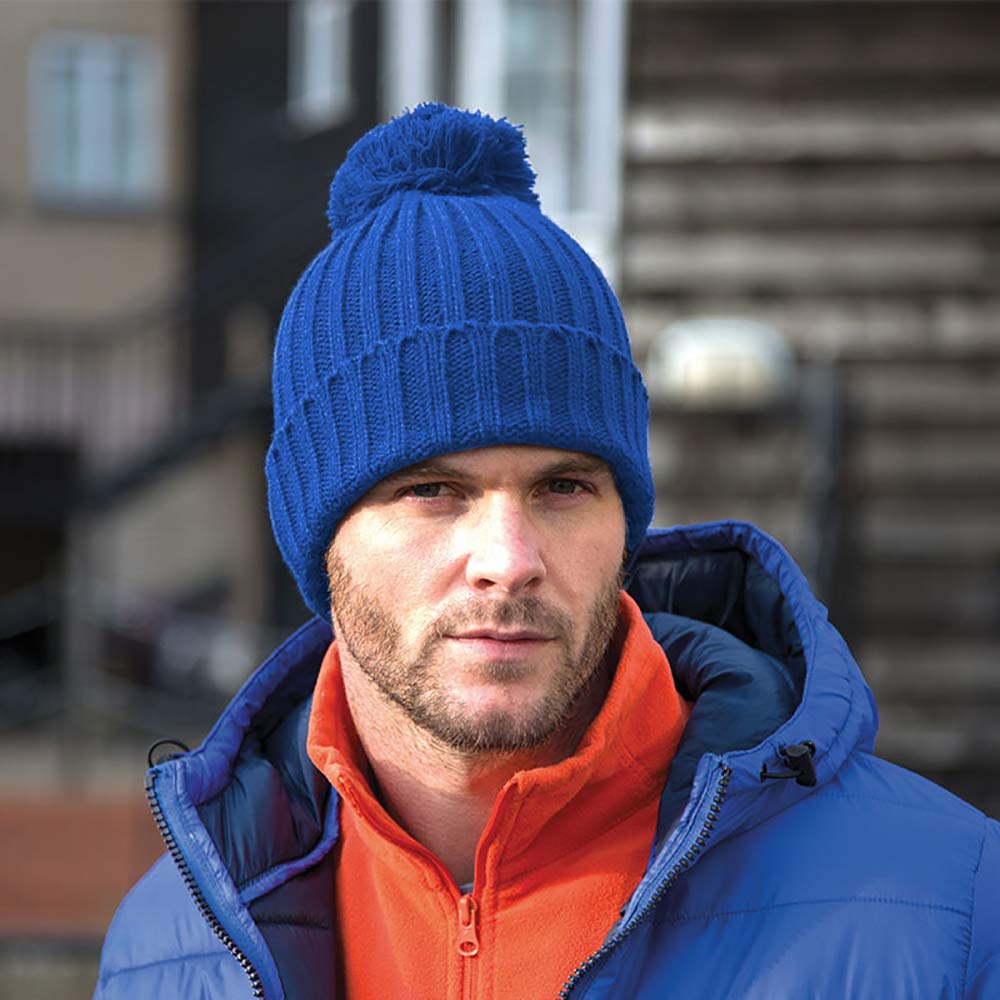 HDI Quest Knitted Beanie Hat - Unisex Winter Warm Fleece Lined Skull Cap for Men & Women | Perfect for Skiing, Snowboarding & Cold Weather Outdoor Activities