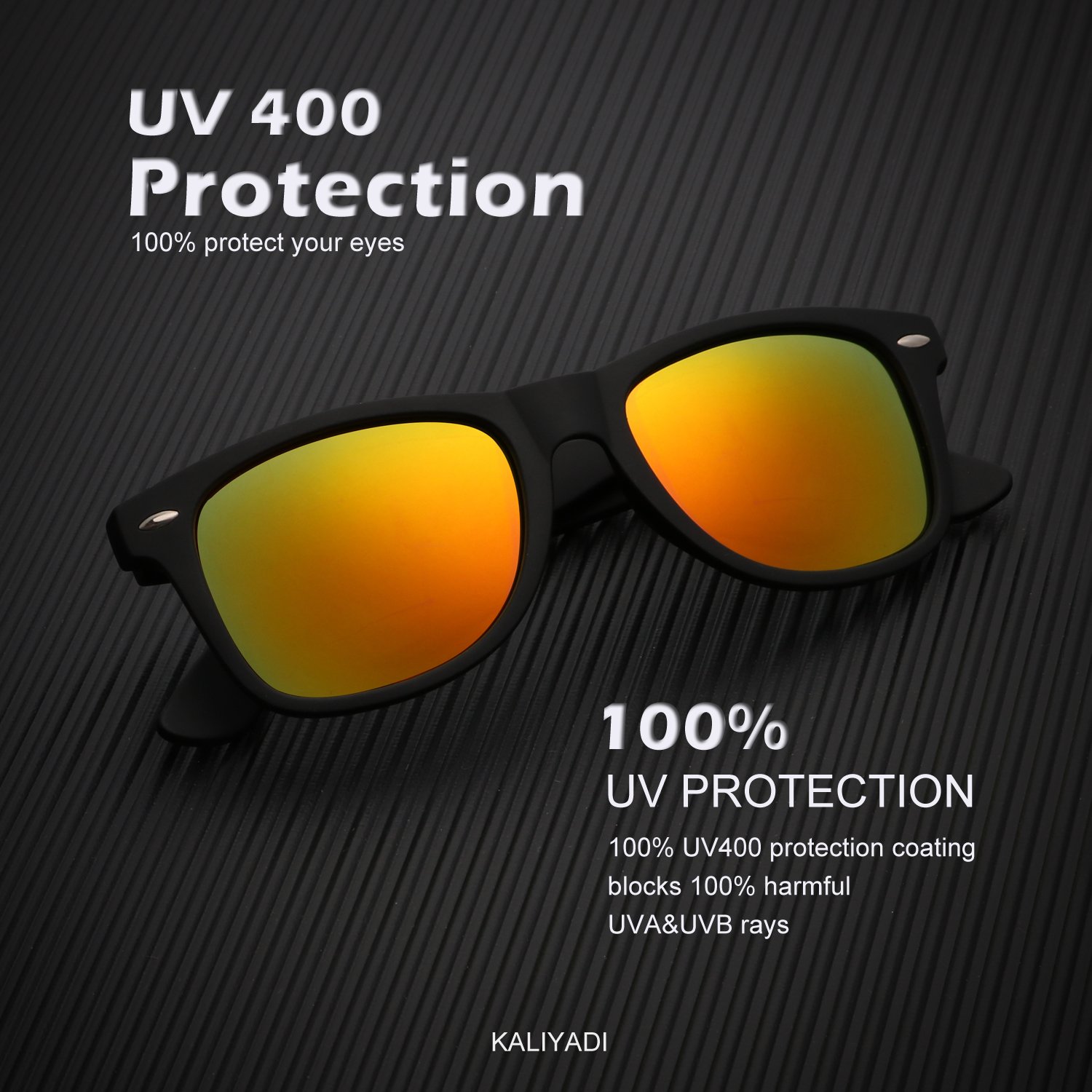 Polarized Sunglasses for Men & Women - UV Protection Unisex Driving Shades - Perfect for Outdoor Sports, Beach & Daily Wear
