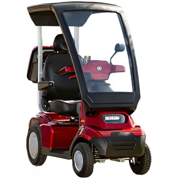 AFIKIM Afiscooter Solar Heavy Duty 4 Wheel Mobility Scooter for Adults - All-Terrain Electric Scooter with Long Battery Life - Perfect for Outdoor, Shopping & Travel