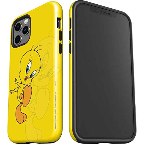 Skinit Impact-Resistant Phone Case for iPhone 12 Pro Max - Officially Licensed Looney Tunes Tweety Bird Dual Design | Protective Cover for Everyday Use & Travel
