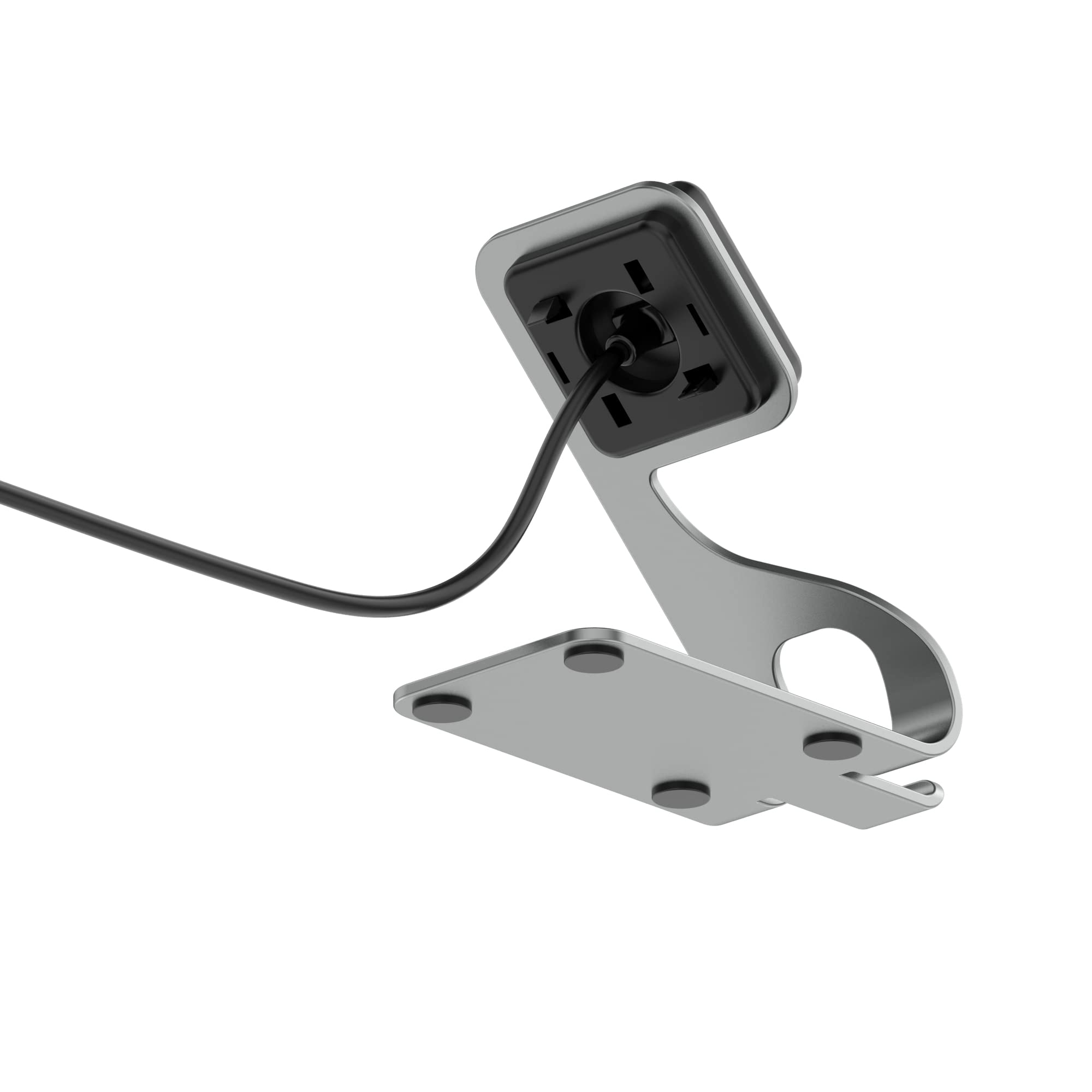 ECSEM Magnetic Charging Stand for Amazfit GTS 3/GTR 3 Pro - 3.3ft USB Cable Portable Charger Dock (Gray) | Perfect for Home, Office & Travel Charging