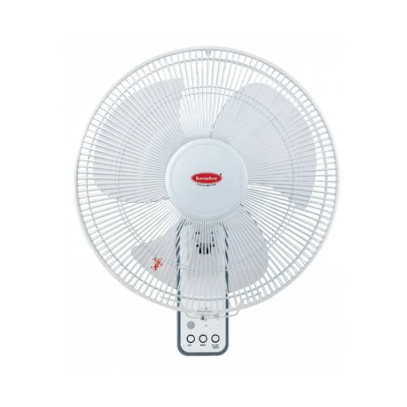 Europace EWF8162U 16 Inch Wall Mount Fan with Remote Control - Quiet Cooling for Bedroom, Living Room & Office