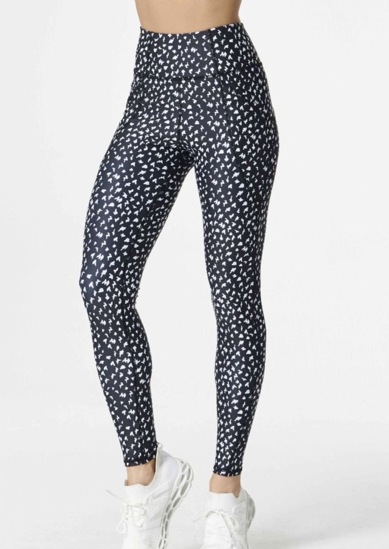 High-Quality Printed Yoga Leggings with Pockets - Made in USA - Perfect for Workouts, Running & Lounge Wear