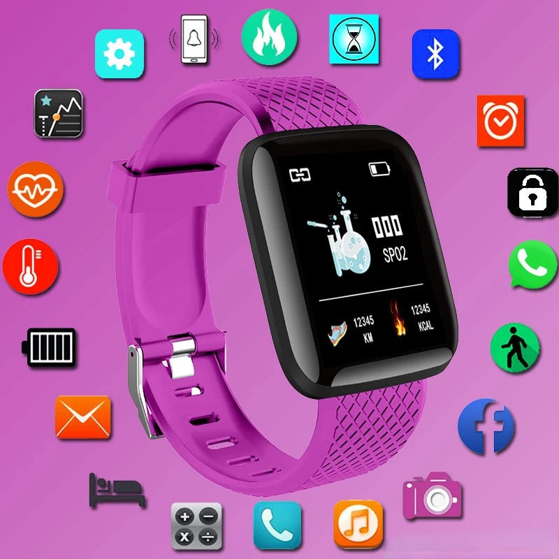 Smart Watch for Boys - Digital Fitness Tracker with Heart Rate Monitor, Sleep Tracking & Waterproof Design - Perfect for Kids Sports, Outdoor Activities & Daily Use