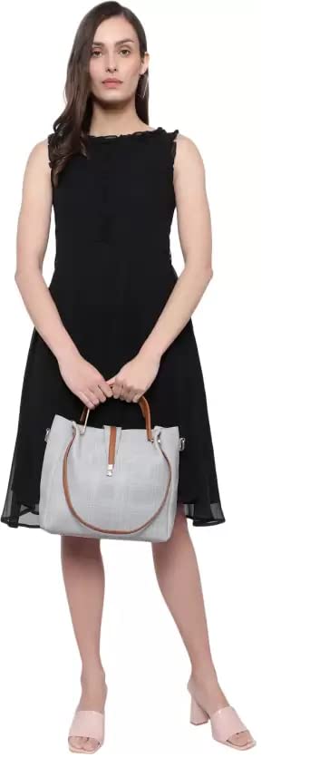 DANIEL CLARK Women's Leather Handbag Set - Fashionable Designer Purse & Tote Combo for Work, Travel & Everyday Use