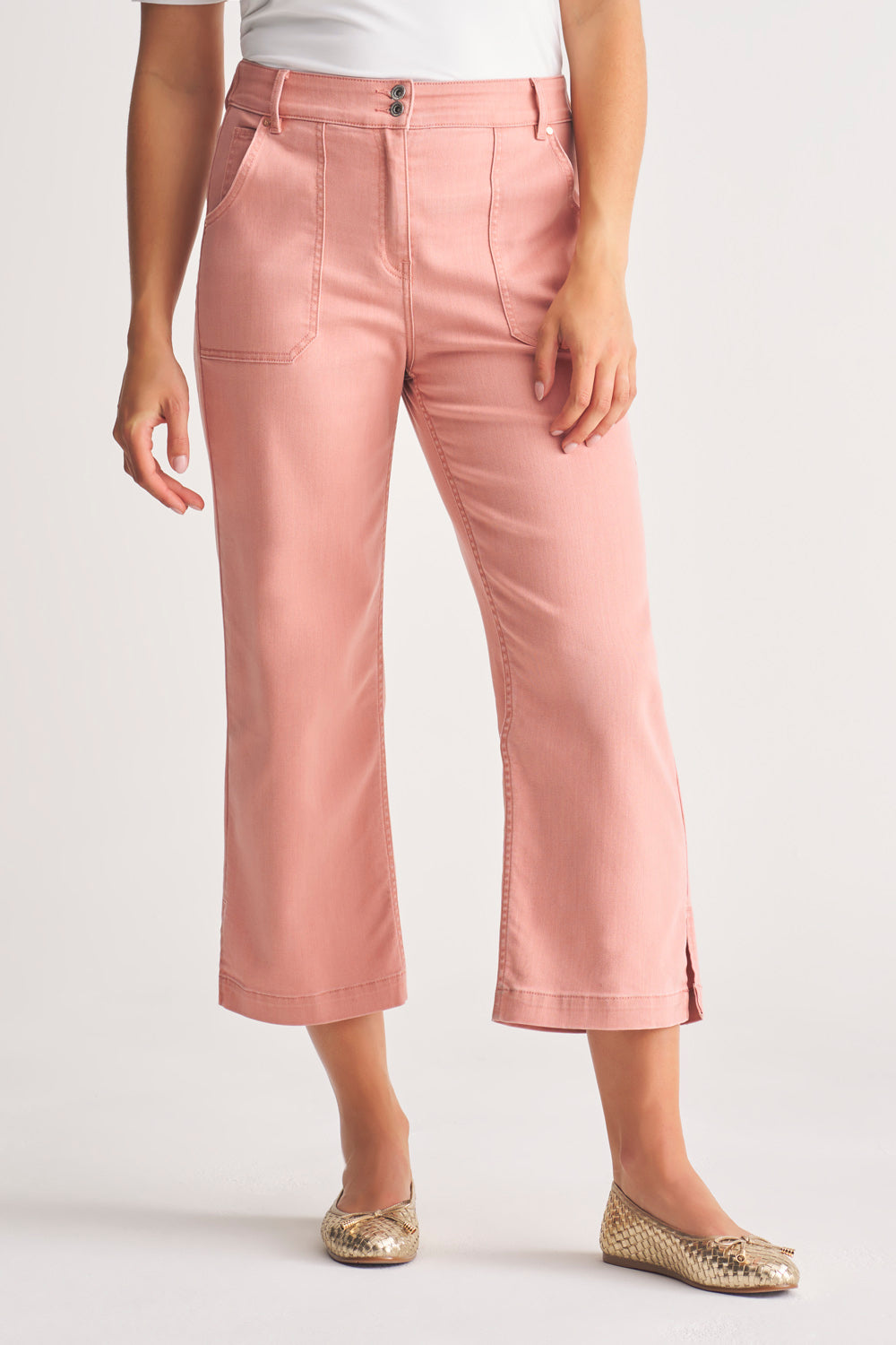 Stylish Women's Wide Leg Jeans in Clay Wash - Perfect for Casual Outfits & Everyday Wear