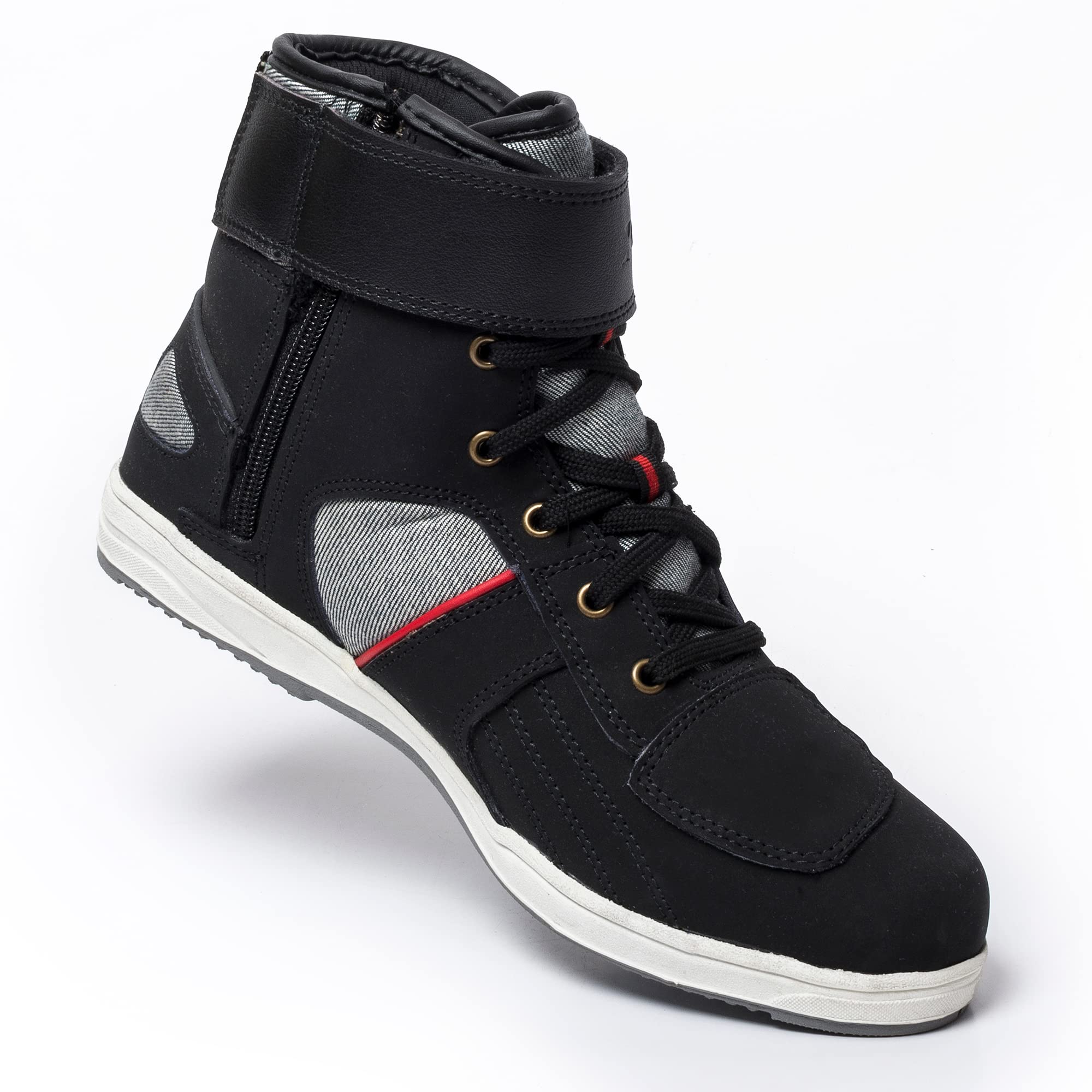 KRONOX Men's Motorcycle Sneakers - Protective Riding Shoes for Street Bikes | Comfortable & Durable for Commuting & Urban Riding