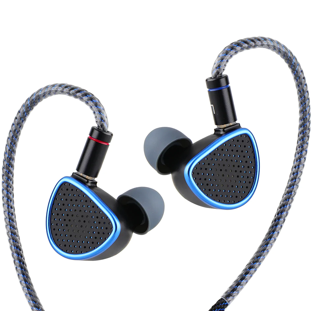Raptgo x HBB Hook X Open Back Planar Magnetic Piezoelectric Universal IEM Earphones - High Fidelity In-Ear Monitors for Audiophiles, Musicians & Studio Recording - Open Box Condition