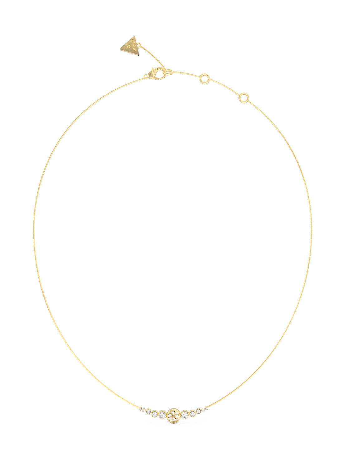 14K Gold Crystal Pendant Necklace for Women - Elegant Layering Jewelry for Party, Wedding & Everyday Wear
