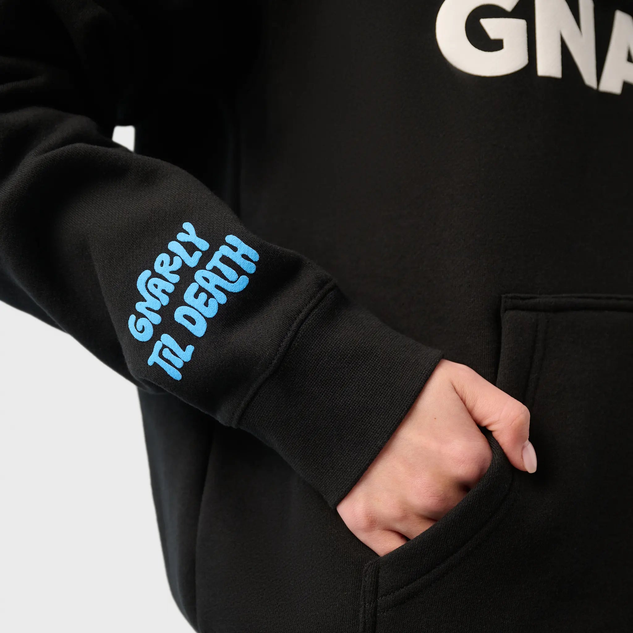 Gnarly Classic Hoodie for Men & Women - Soft Cotton Pullover Sweatshirt with Kangaroo Pocket | Perfect for Casual Wear, Gym, and Outdoor Activities