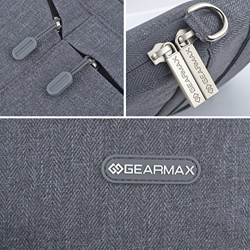13.3 Inch Laptop Sleeve Bag - Waterproof Notebook Carrying Case with Shoulder Strap for MacBook Air/Pro, Business Travel & College Use | Ekoos Durable Briefcase for 13-13.3 Inch Laptops
