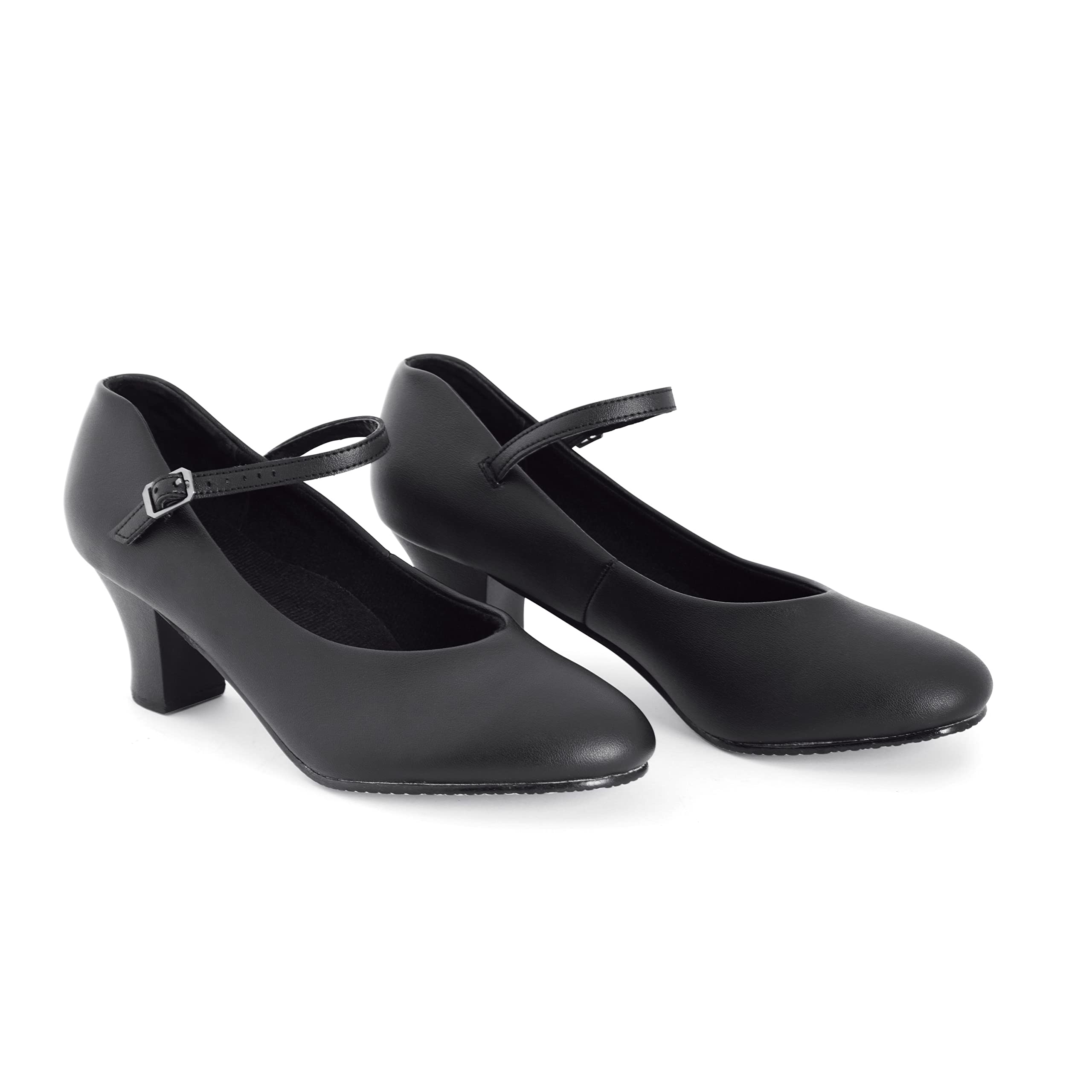 Professional Women's 2 Inch Heel Character Dance Shoes - Perfect for Theater Performances, Ballroom Dancing & Cosplay Costumes