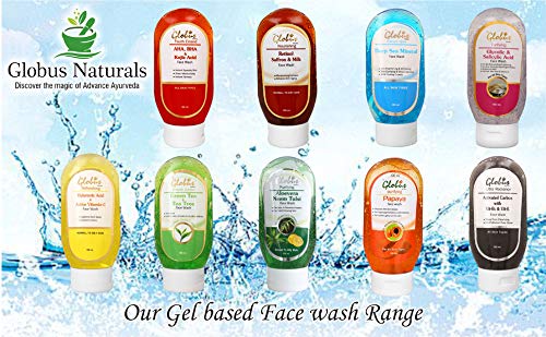 Globus Green Tea & Tea Tree Facial Cleanser 100ml - Deep Cleansing for Acne-Prone & Oily Skin - Perfect for Daily Skincare Routine