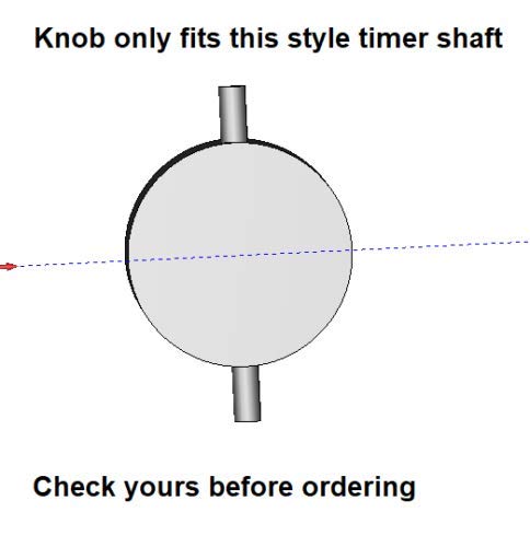 Original Air Fryer Timer Knob Replacement Part for Faberware HF-919B - Compatible with Pin Type Shaft - Perfect for Repairing & Maintaining Your Air Fryer at Home