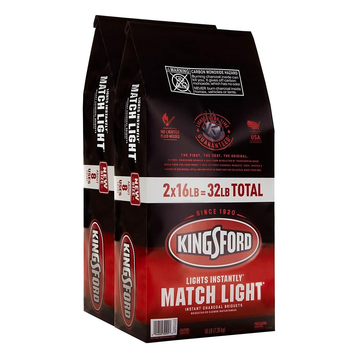 Kingsford MatchLight Instant Lighting Charcoal Briquettes for Grilling, BBQ, and Outdoor Cooking – Perfect for Backyard, Camping, and Tailgating