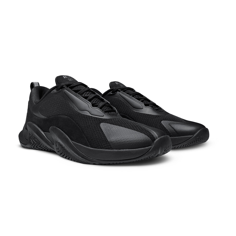 R.A.D® ONE V2 Triple Black Sneakers - Men's & Women's Fashion Running Shoes for Casual Wear, Gym & Street Style
