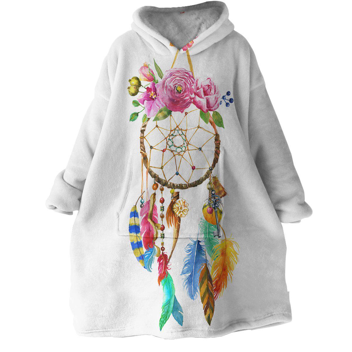 Cozy Maui Beach Wearable Blanket Hoodie - Soft Fleece Hooded Poncho for Women & Men - Perfect for Camping, Beach, and Outdoor Relaxation