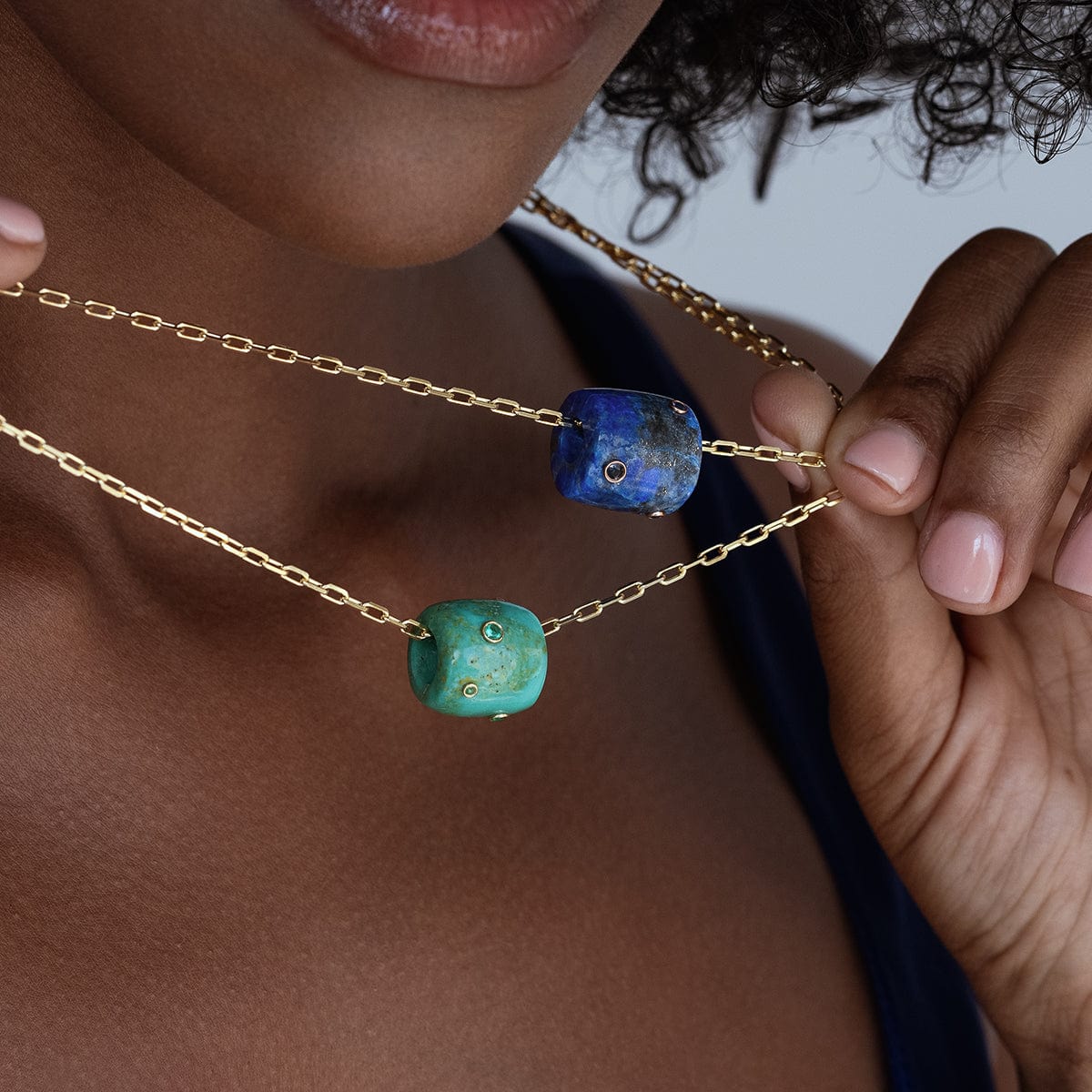 Turquoise Orbit Pendant Necklace - Handmade Boho Jewelry for Women - Perfect for Everyday Wear & Special Occasions
