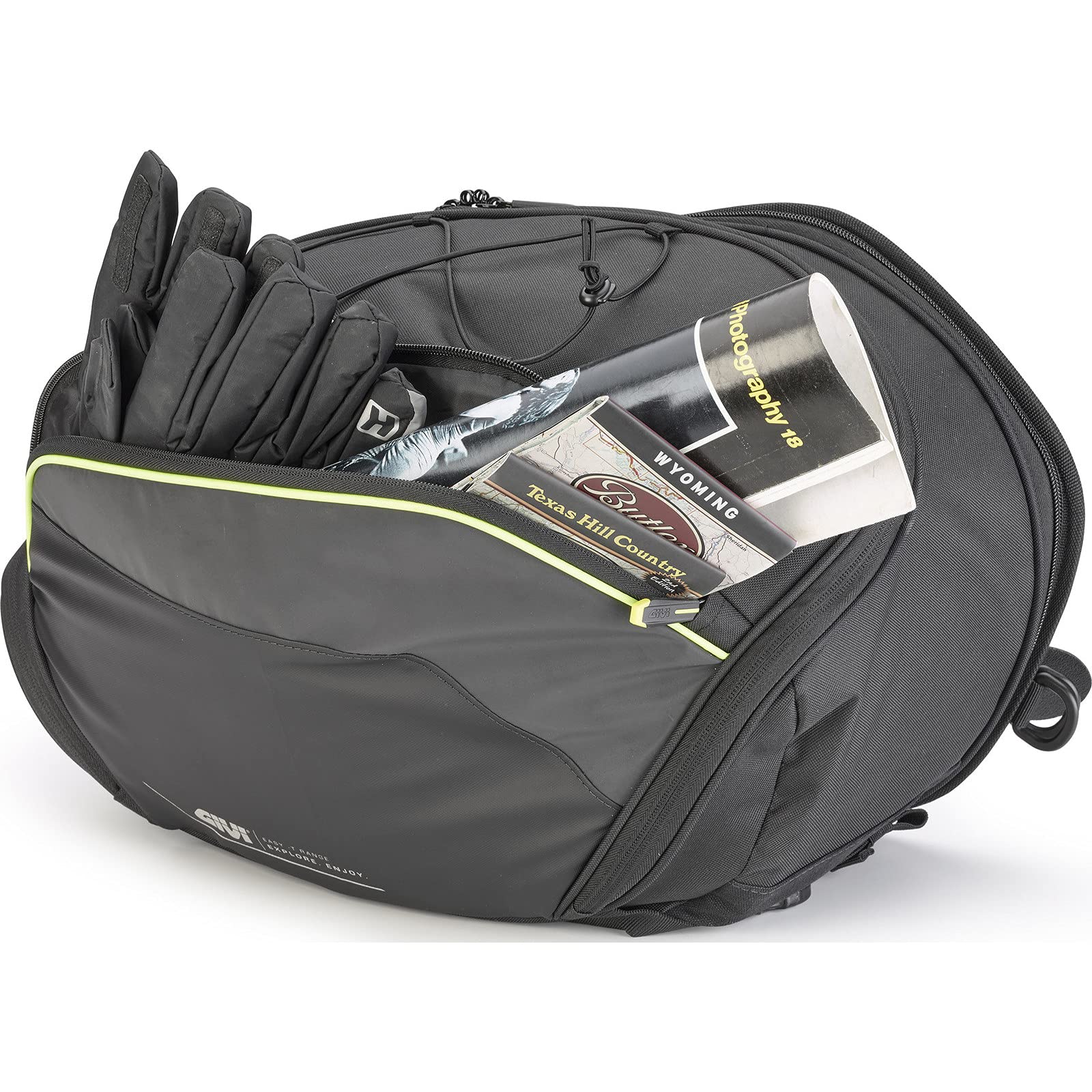 GIVI Soft Side Bags Easy Bag 2030 LT - Waterproof Motorcycle Luggage for Touring & Commuting - Perfect for Harley, BMW & Adventure Bikes