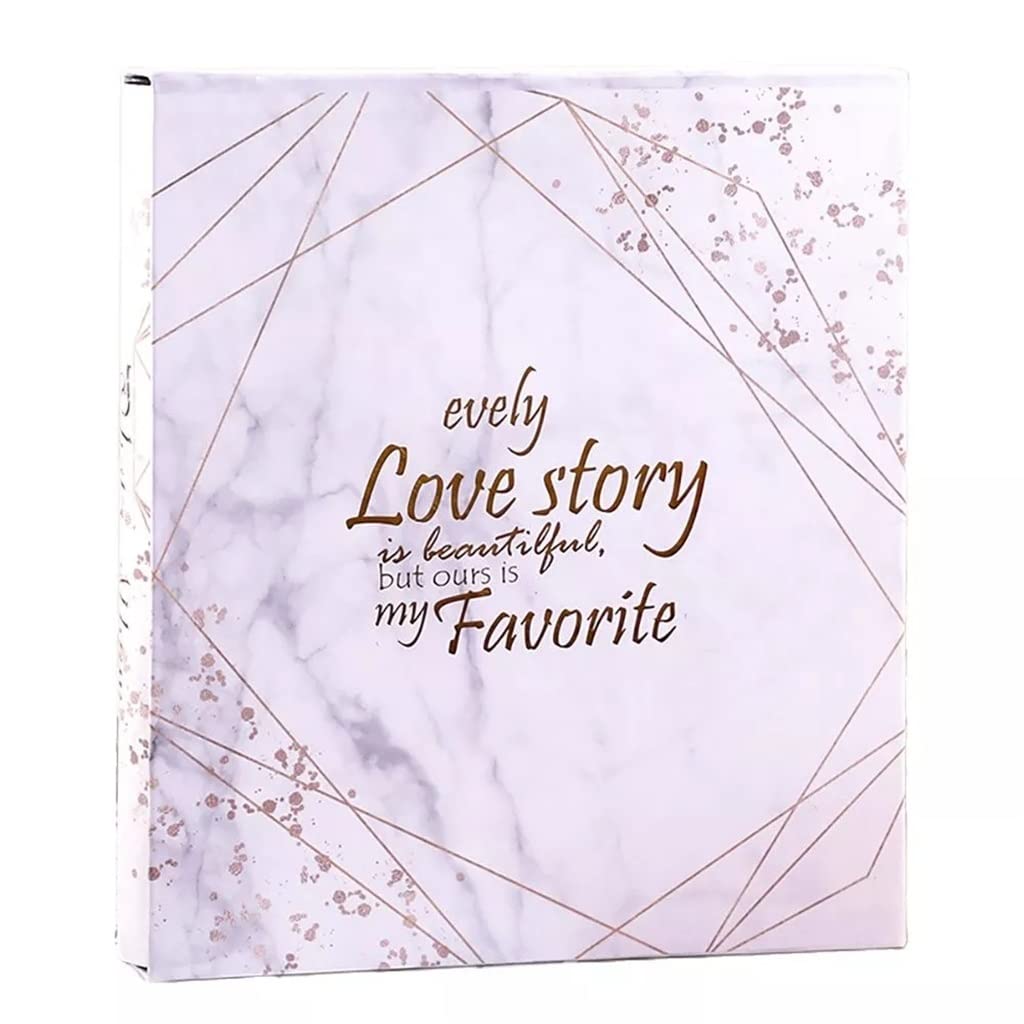 Large Capacity Photo Album for Wedding, Memorial & Birthday - Holds 500 Photos (35x30.3x6cm) | Perfect for Wedding Guest Books, Family Memories & Special Occasions