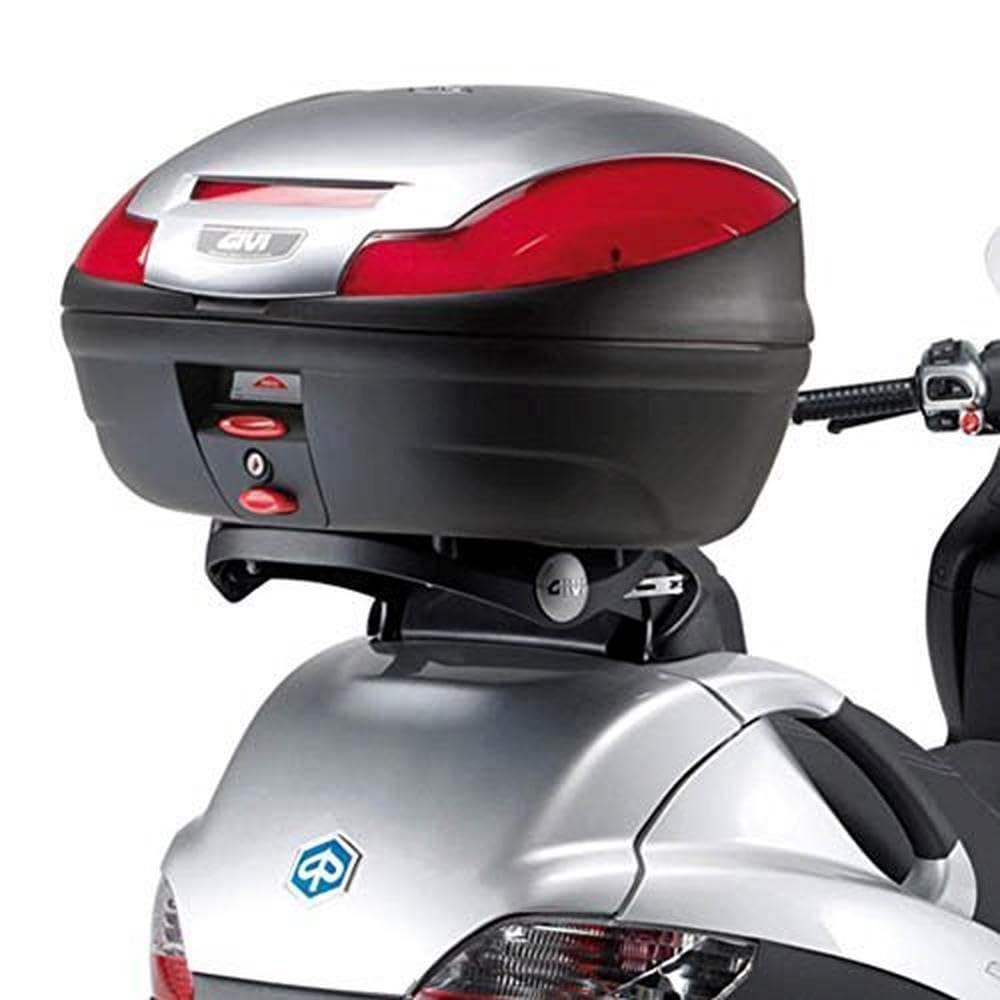 GIVI SR134M Motorcycle Top Box Rack - Universal Rear Luggage Carrier for Touring & Commuting - Fits Most Bikes for Secure Storage on Road Trips