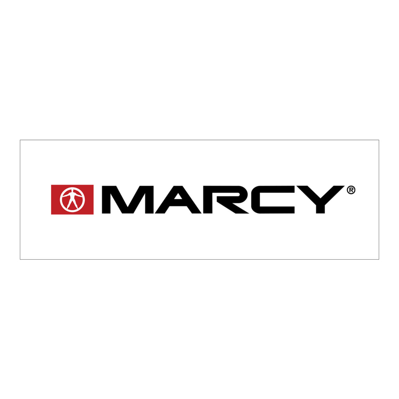 Marcy Gym Banner 69 x 17.5 Inches - Black or White Fitness Studio Sign - Perfect for Gyms, Home Workouts & CrossFit Studios