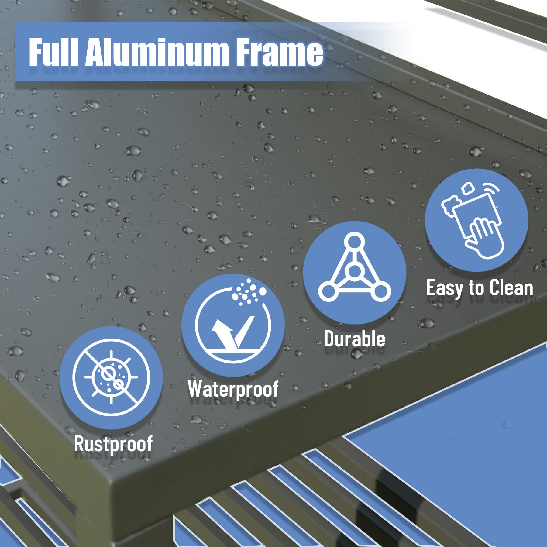 Premium Aluminum Outdoor Kitchen Island with Storage - Freestanding Prep Table with Double Rack & Protective Cover - Perfect for Patio, Backyard BBQ & Outdoor Entertaining