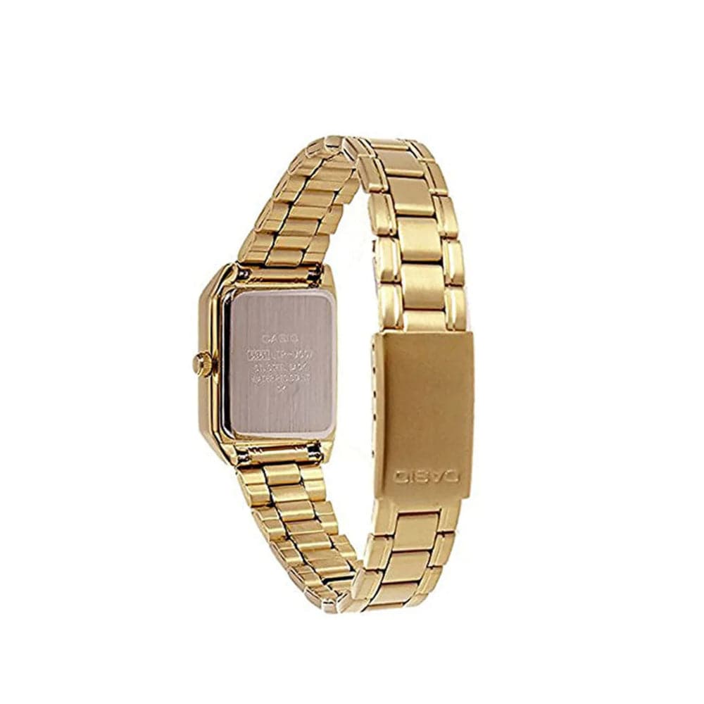 CASIO LTP-V007G-9EUDF Analog Women's Watch - Gold Stainless Steel Band, Elegant & Durable Timepiece for Everyday Wear, Office & Special Occasions