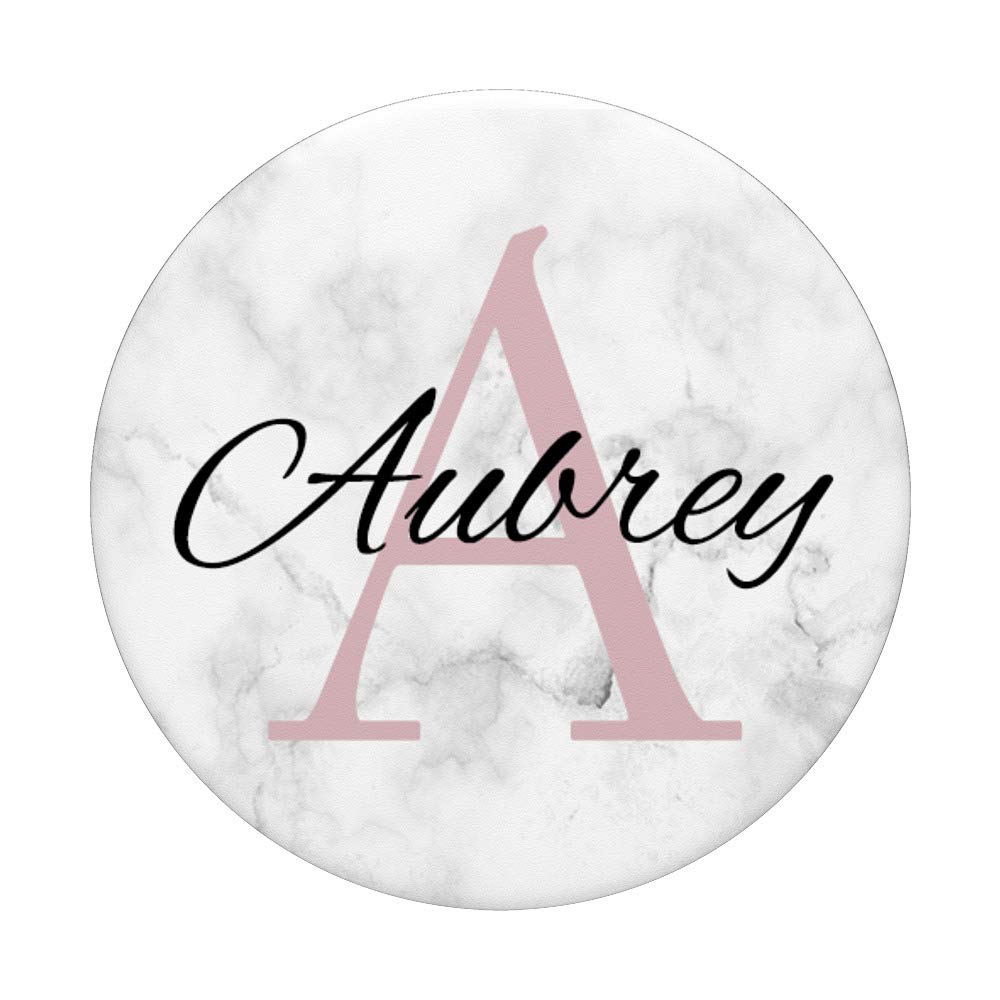 Aubrey Rose Pink Glamour Monogram Initial 
