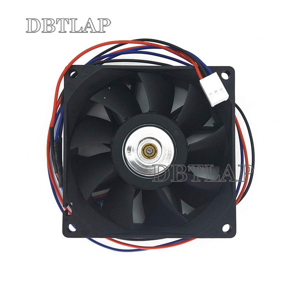 High-Performance 80x80x25mm 12V 0.6A Dual Ball Bearing CPU Cooling Fan - Compatible with Arrive FFB0812SH, 3-Pin Connector for Laptop & PC Cooling | Perfect for Gaming PCs, Workstations & Overclocking Systems