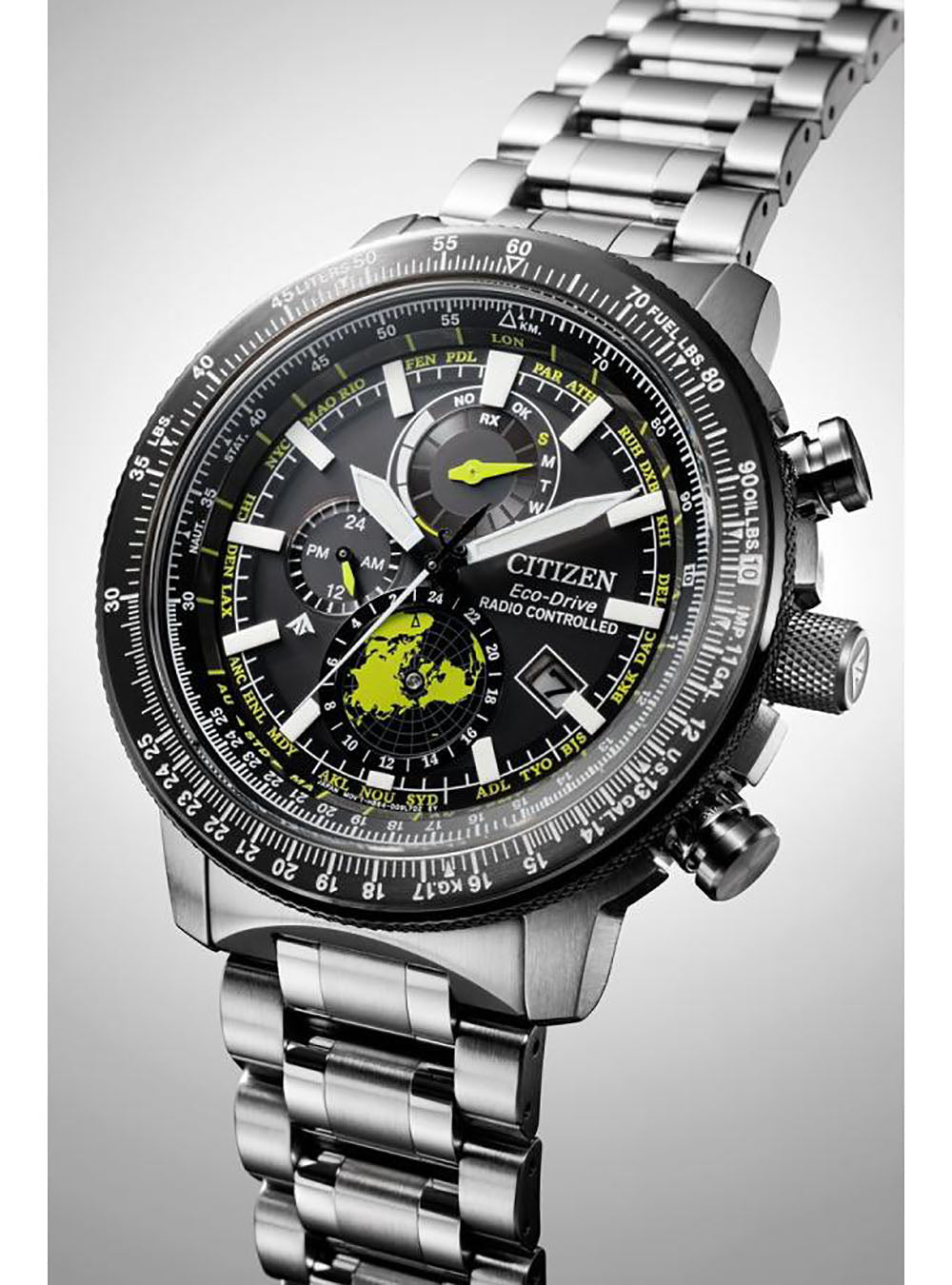 CITIZEN PROMASTER SKY Eco-Drive Geo Trekker BY3006-53E Men's Watch - Japanese Movement, JDM - Perfect for Outdoor Adventures & Travel