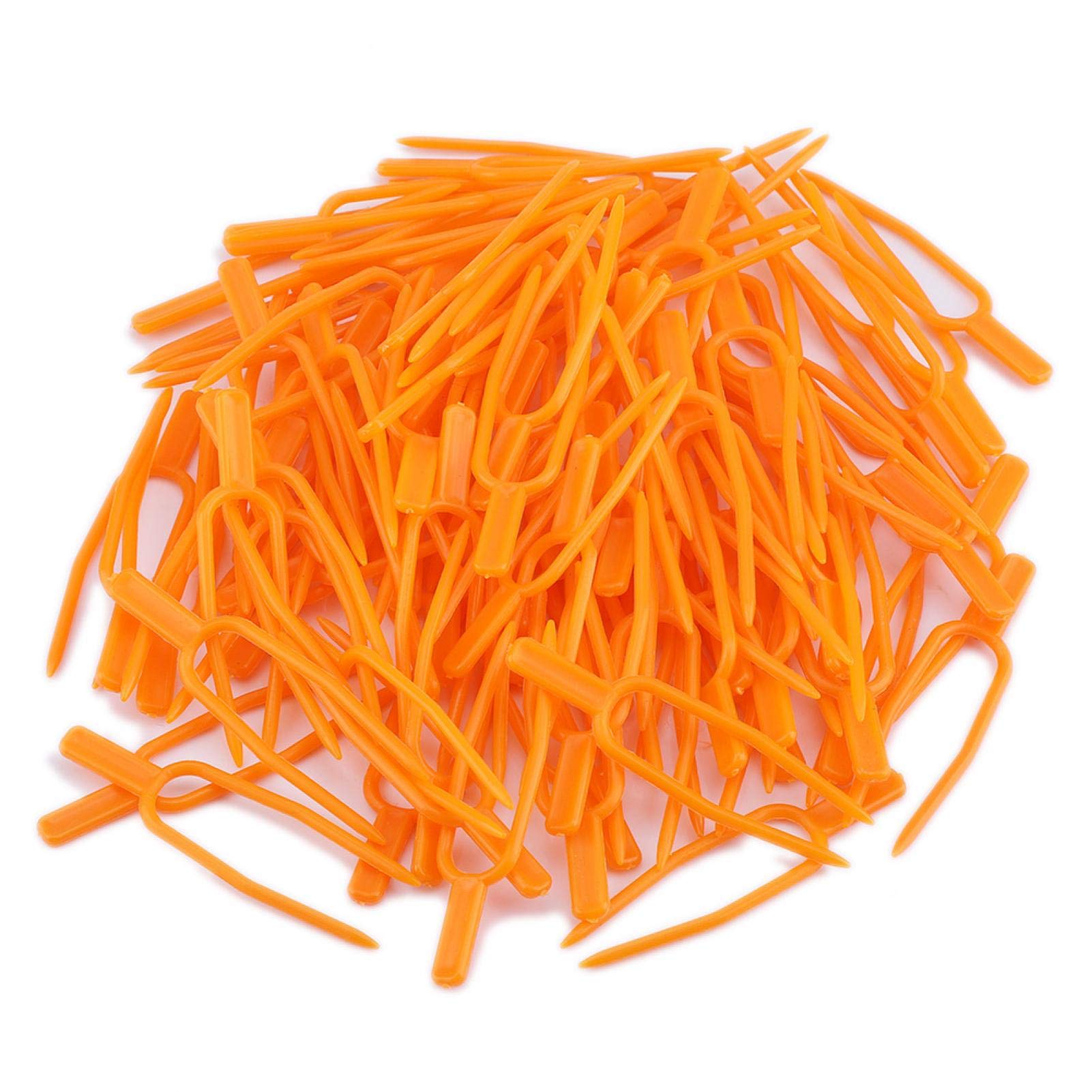 100Pcs Plant Vines Fastener Clips - Garden Plant Support Clips for Vegetables, Flowers & Vines - Durable Greenhouse Gardening Supplies for Tomato, Cucumber & Climbing Plants - Perfect for Home Garden, Farm & Indoor Plant Care