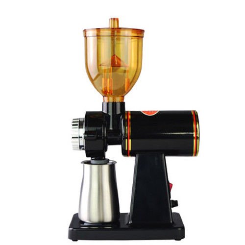 Premium Commercial & Home Electric Coffee Grinder - Stainless Steel Blade for Espresso, French Press & Drip Coffee - Perfect for Office, Kitchen & Coffee Shops (Black)