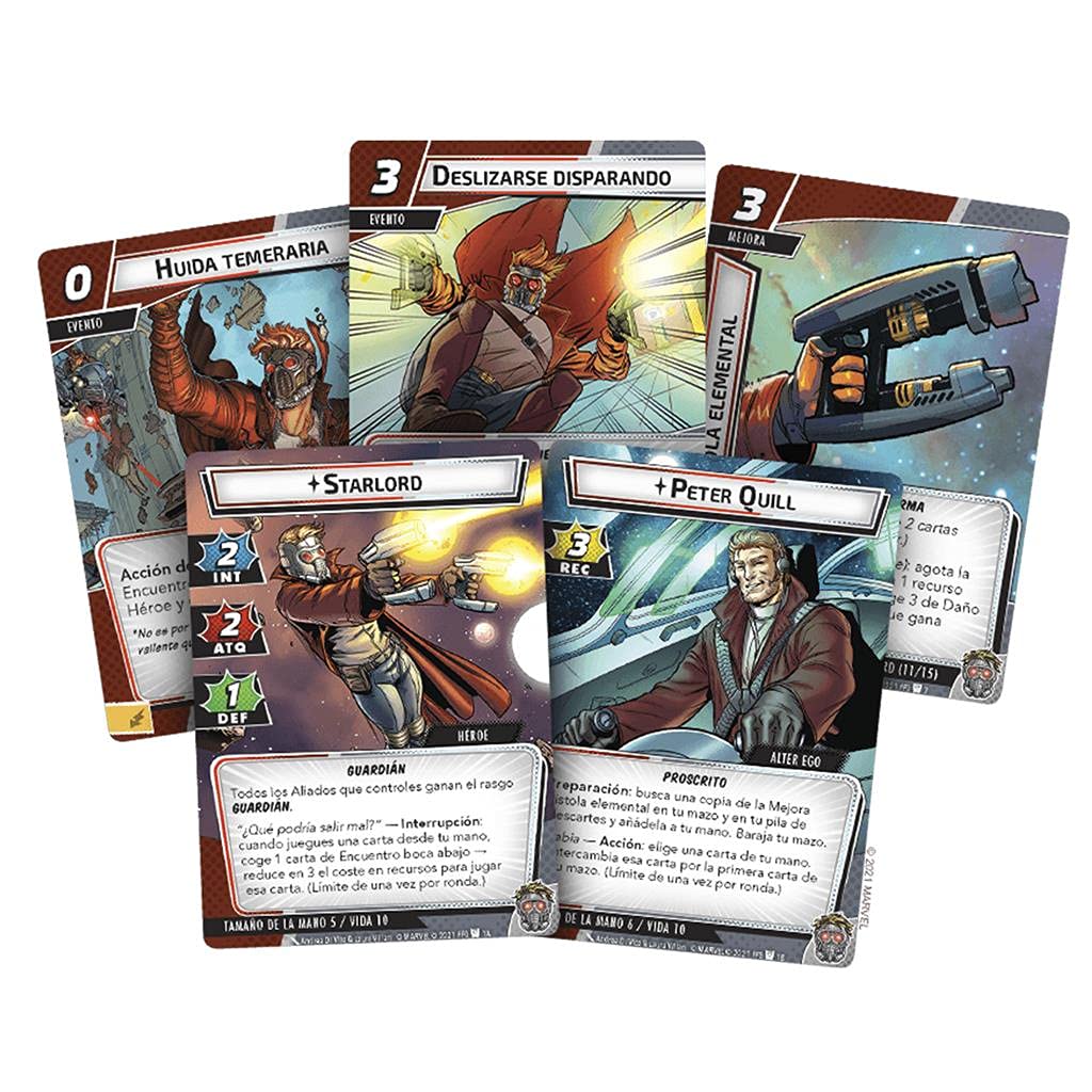 Fantasy Flight Games Marvel Champions: Star Lord Hero Pack - Collectible Card Game for Marvel Superhero Fans | Perfect for Game Nights & Strategy Enthusiasts