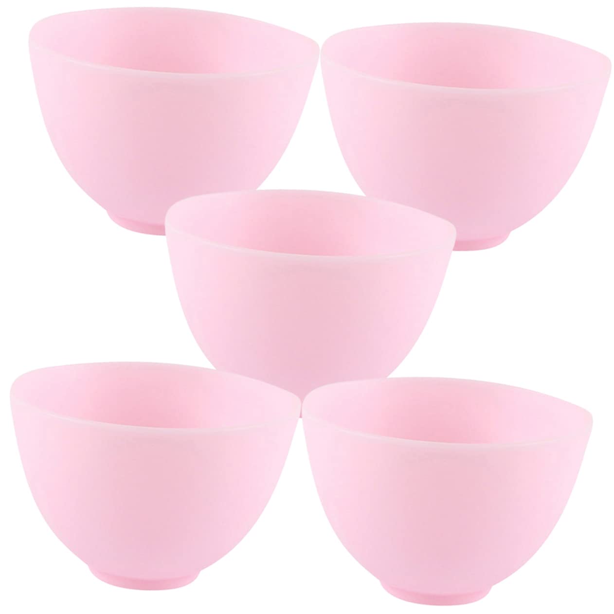 Premium Silicone Mixing Bowl Set for Facial Masks - 5-Piece Beauty Tools Kit for Home & Salon Use - Perfect for DIY Skincare, Spa Treatments, and Professional Makeup Application