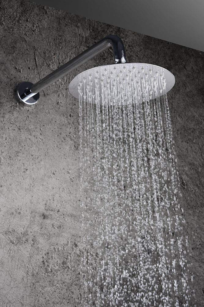 Oxen 153684 Thermostatic Shower Valve - Recessed Wall Outlet with Gloss Chrome Finish for Bathroom & Spa | Perfect for Modern Home Renovation & Luxury Shower Experience