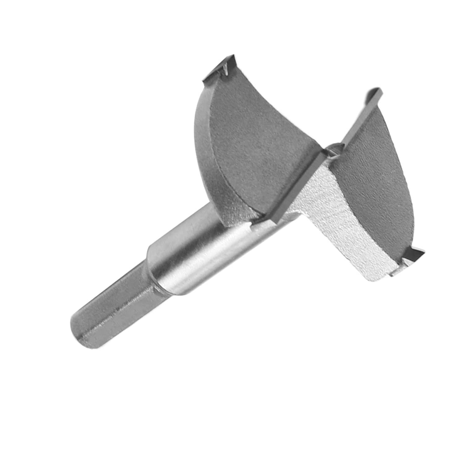 50mm Carbide Forstner Drill Bit - Hex Handle Wood Hole Saw for Wood, Plastic & Plywood - Perfect for Woodworking, Cabinetry & DIY Projects