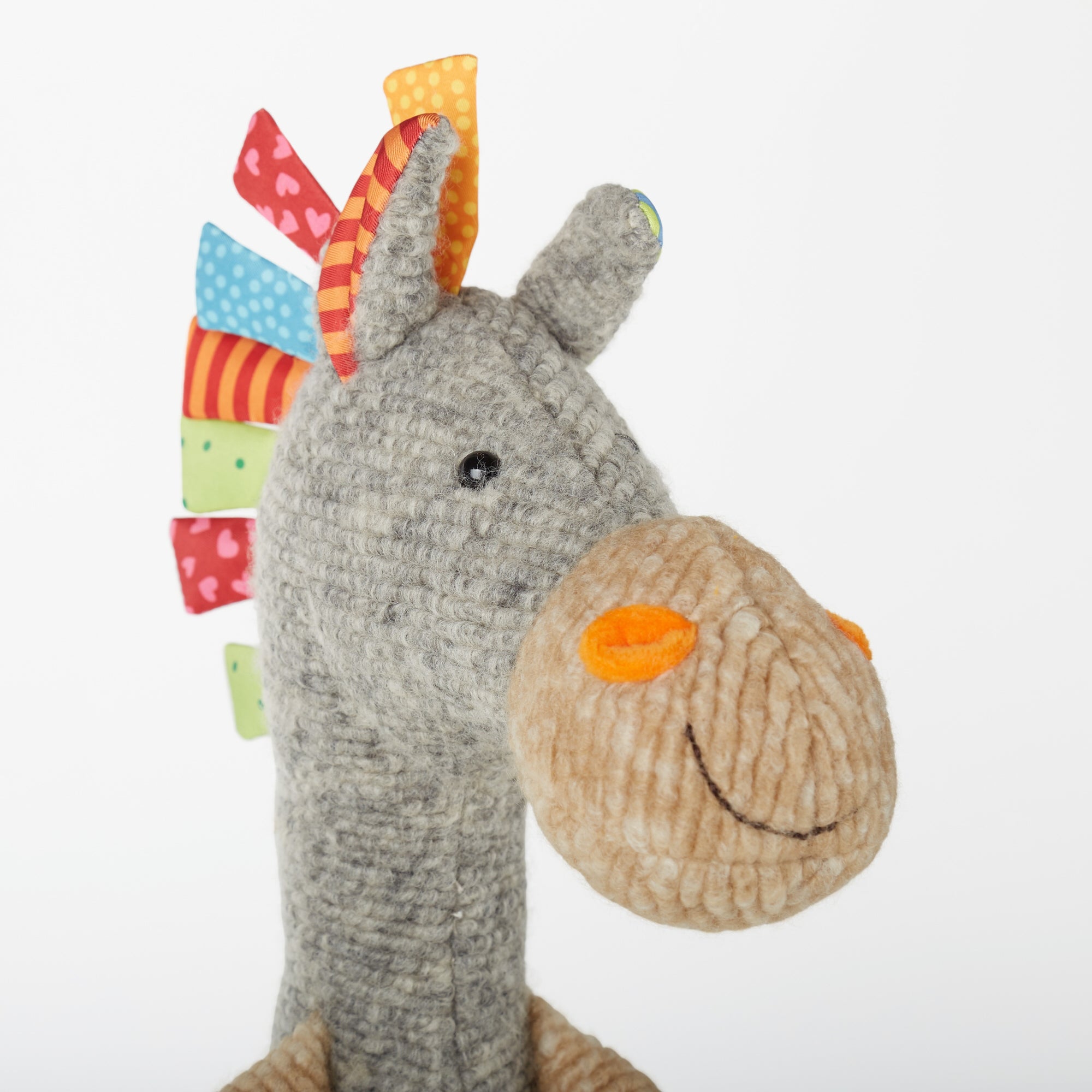 Cute Patchwork Horse Plush Toy - Soft Stuffed Animal for Kids & Collectors | Perfect for Nursery Decor, Birthday Gifts & Cuddling