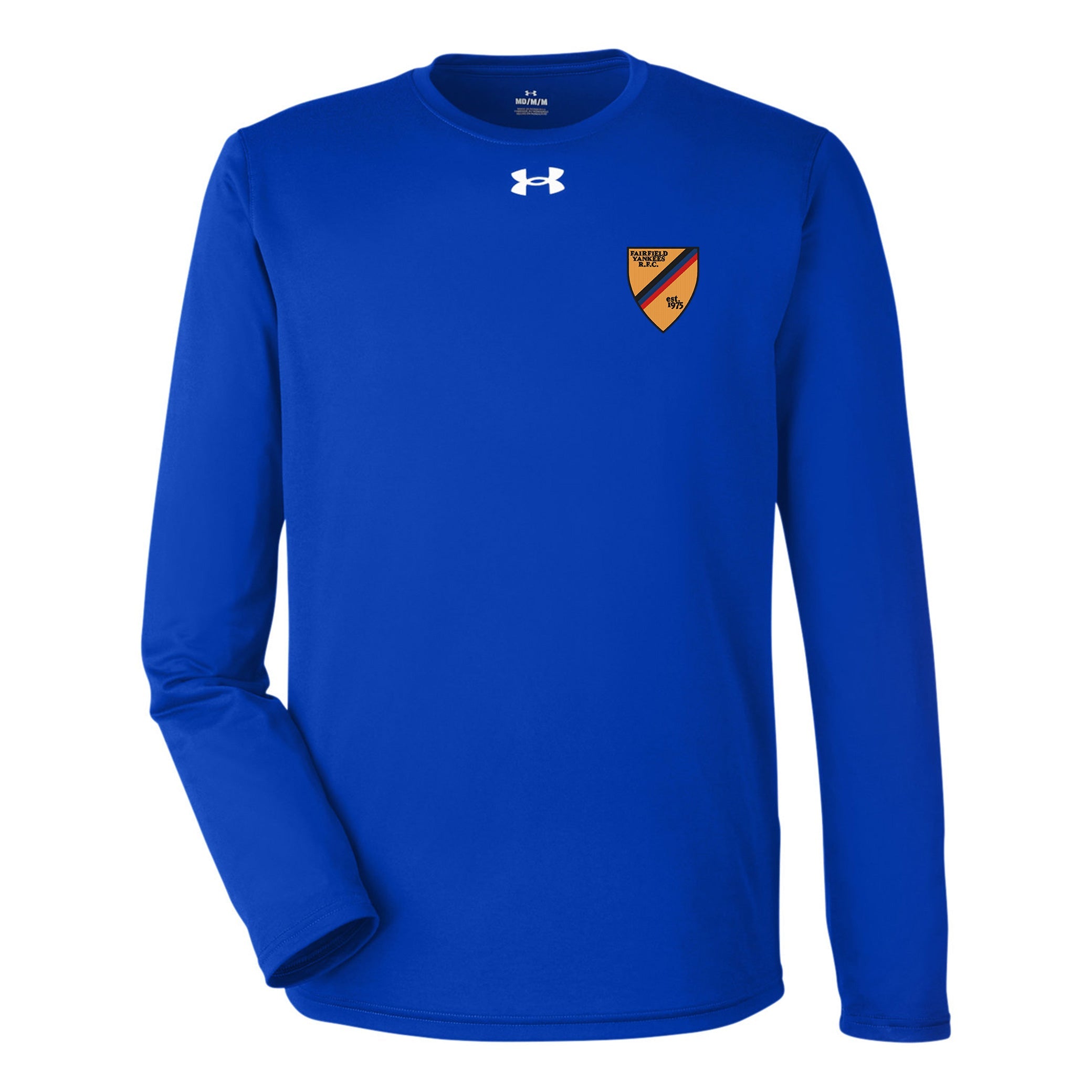 Fairfield Yankees RFC UA Team Tech Long Sleeve T-Shirt - Moisture-Wicking Performance Shirt for Rugby & Training - Perfect for Sports, Workouts, and Casual Wear