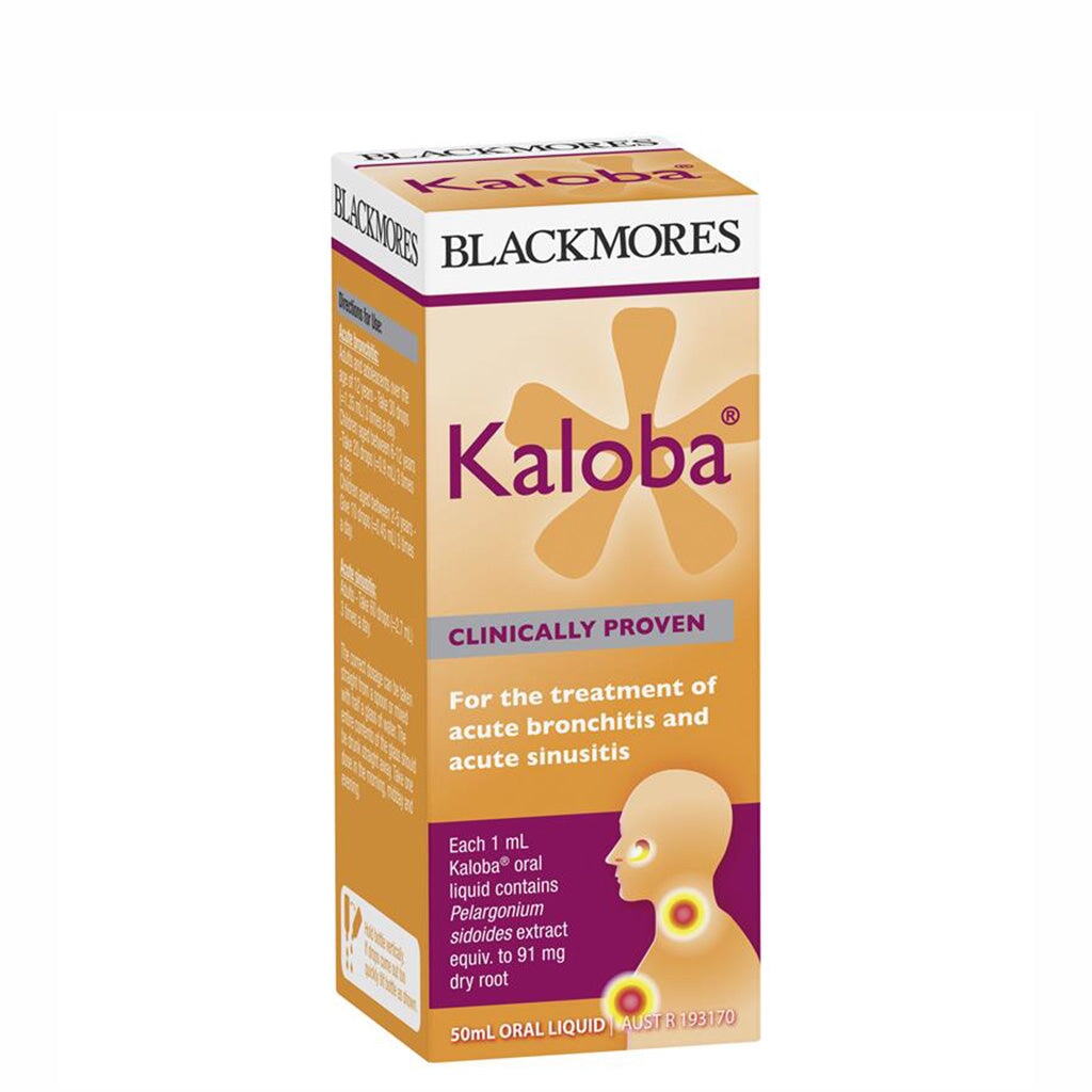 Blackmores Kaloba Liquid Herbal Supplement for Immune Support & Respiratory Health - Natural Cold & Flu Relief for Adults & Kids
