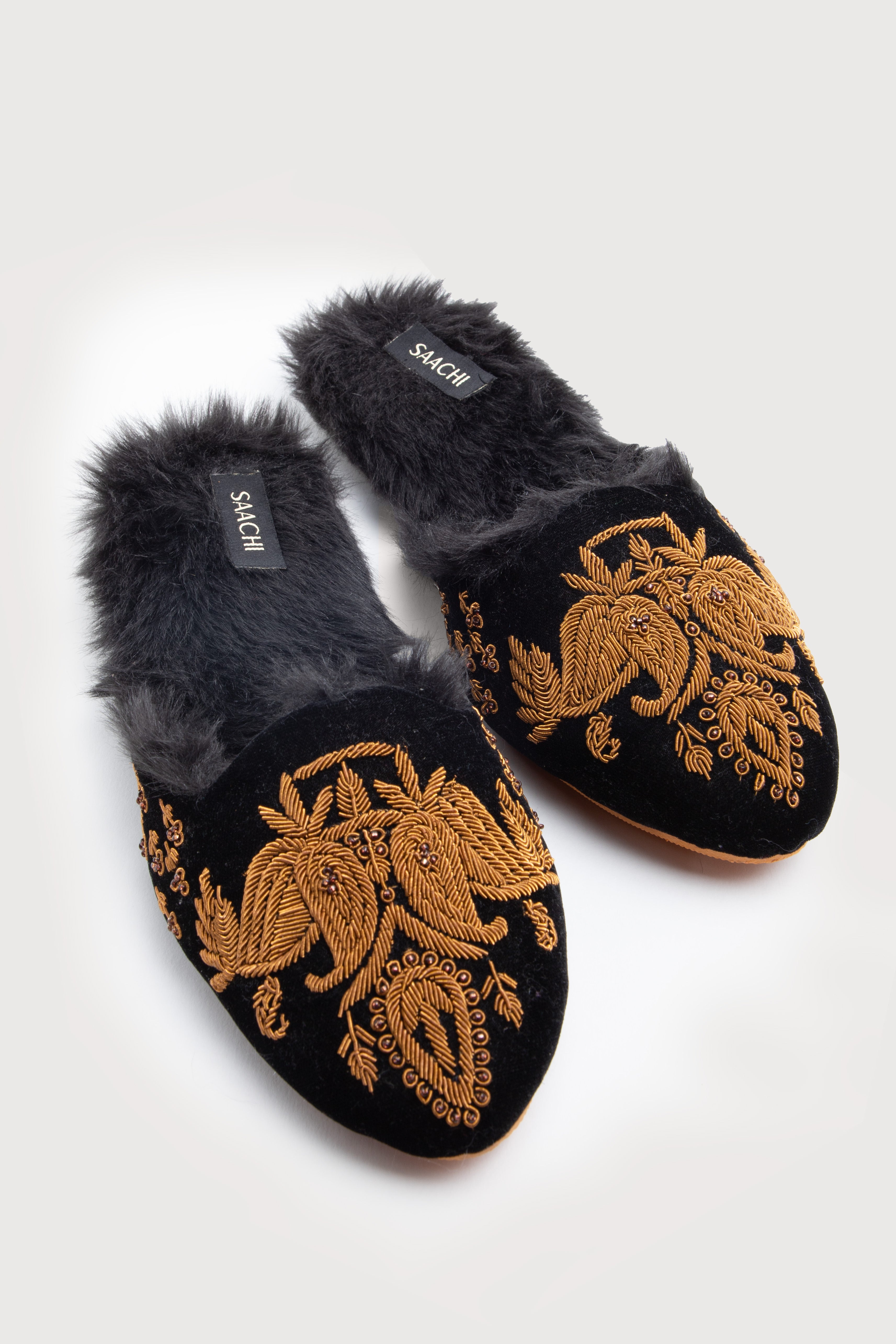 Cozy Regal Mules - Soft Indoor/Outdoor House Slippers for Women - Perfect for Home, Office & Relaxation