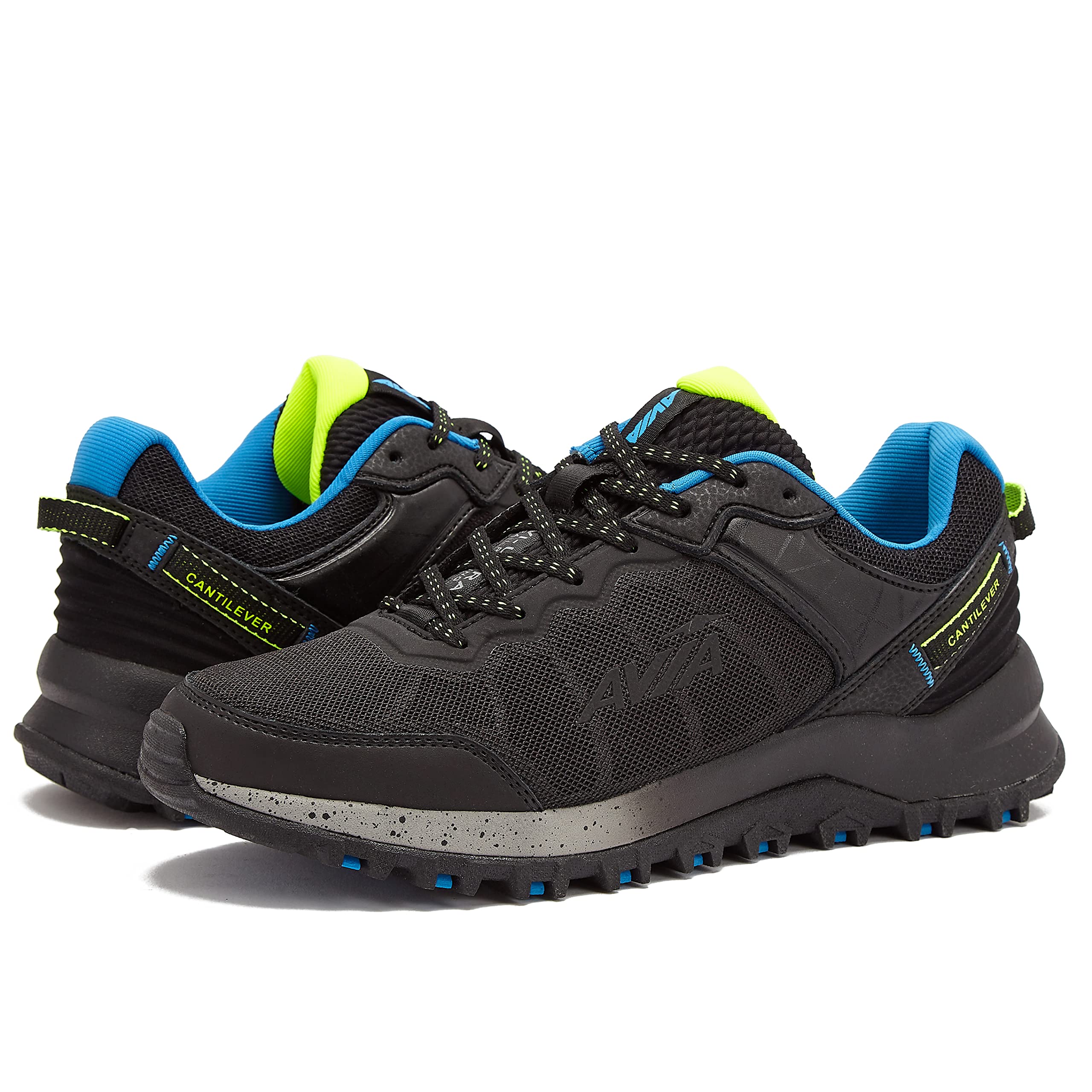 Avia Ultra Men's Trail Running Shoes - Lightweight Breathable Mesh Sneakers for Hiking, Jogging & Outdoor Activities | Non-Slip Durable Design for Rough Terrain