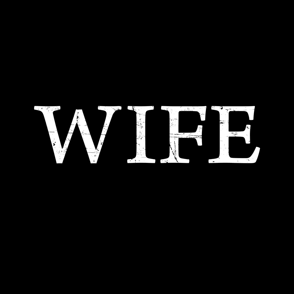 Women's Wife Defined Hoodie - Black | Soft & Comfortable Pullover Sweatshirt for Casual Wear, Lounge & Everyday Outfits