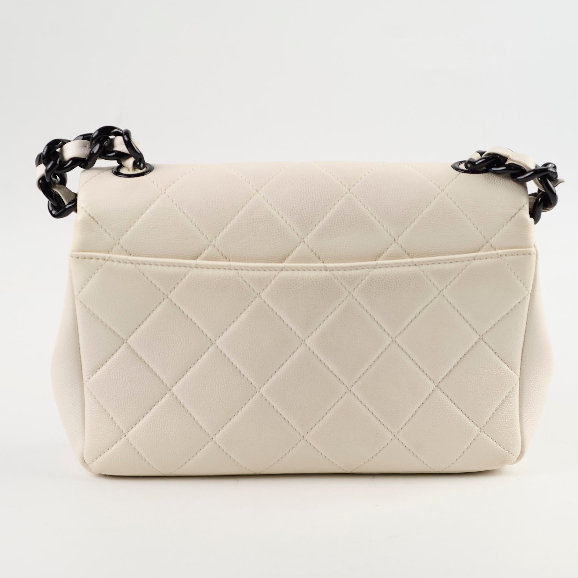 Chanel Caviar Leather Everything Flap Bag White 31 Series - Luxury Handbag for Women, Perfect for Parties, Weddings & Everyday Elegance