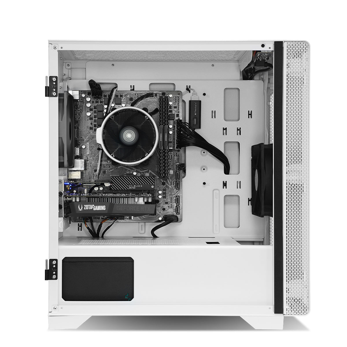 Dagger SWIFT RTX 3060 Ryzen 5 5600T Gaming PC - High Performance Desktop Computer for 1080p/1440p Gaming, Streaming & Content Creation | Perfect for Esports, VR & Workstation Use