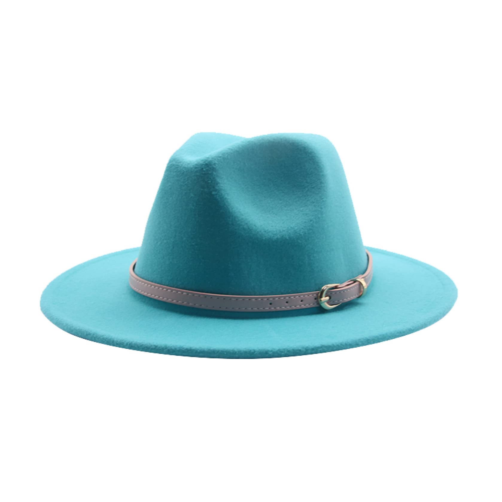 Stylish Fedora Hats for Women - Solid Band Feather Felted Western Cowboy Hat for Casual Wear, Outdoor Activities & Jazz Events | Perfect for Music Festivals, Travel & Fashion Outfits