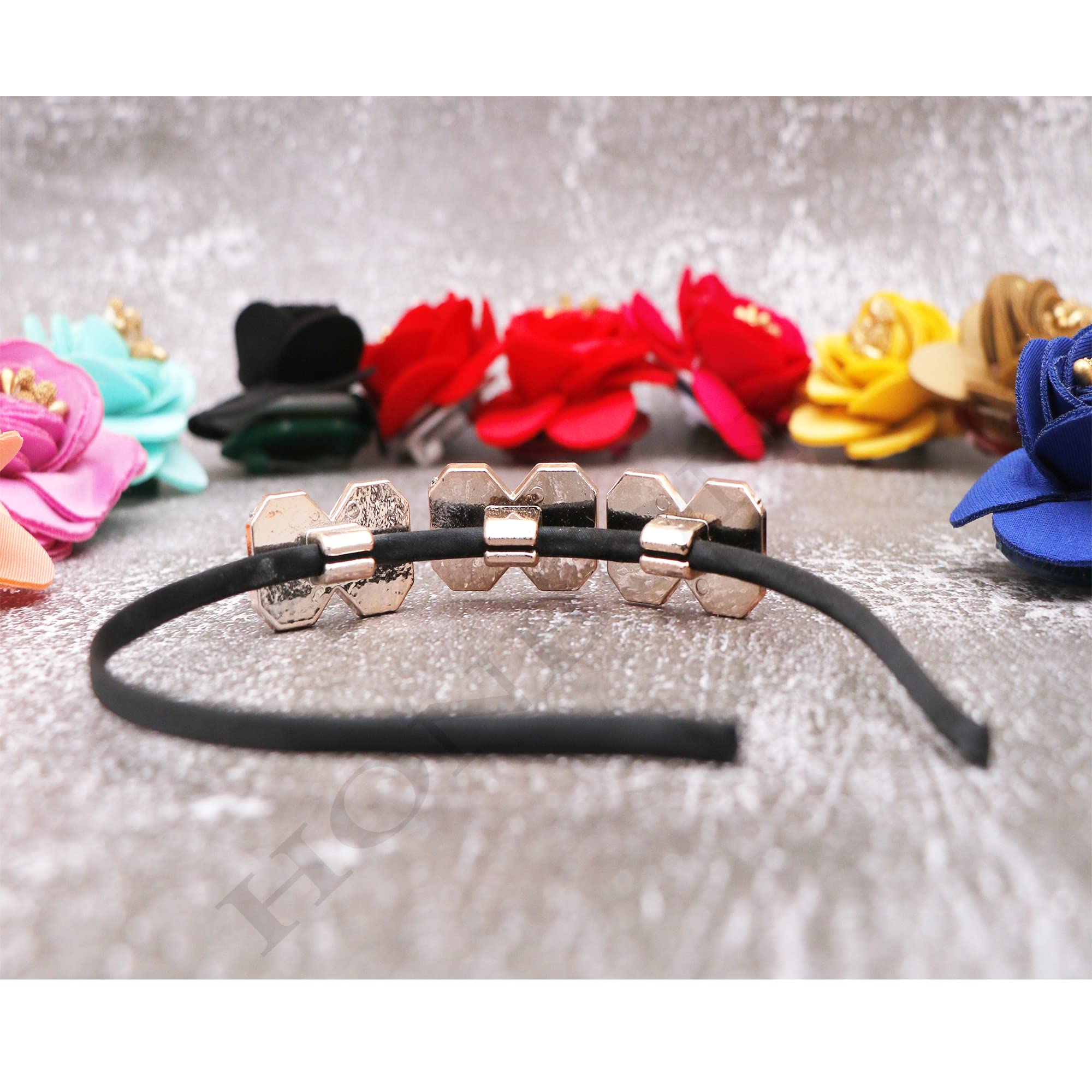 **Honbon Crystal Rhinestone Headbands – Shiny Beaded Hair Accessories for Women & Girls (2-Piece Set) – Perfect for Weddings, Bridesmaids, and Special Occasions**