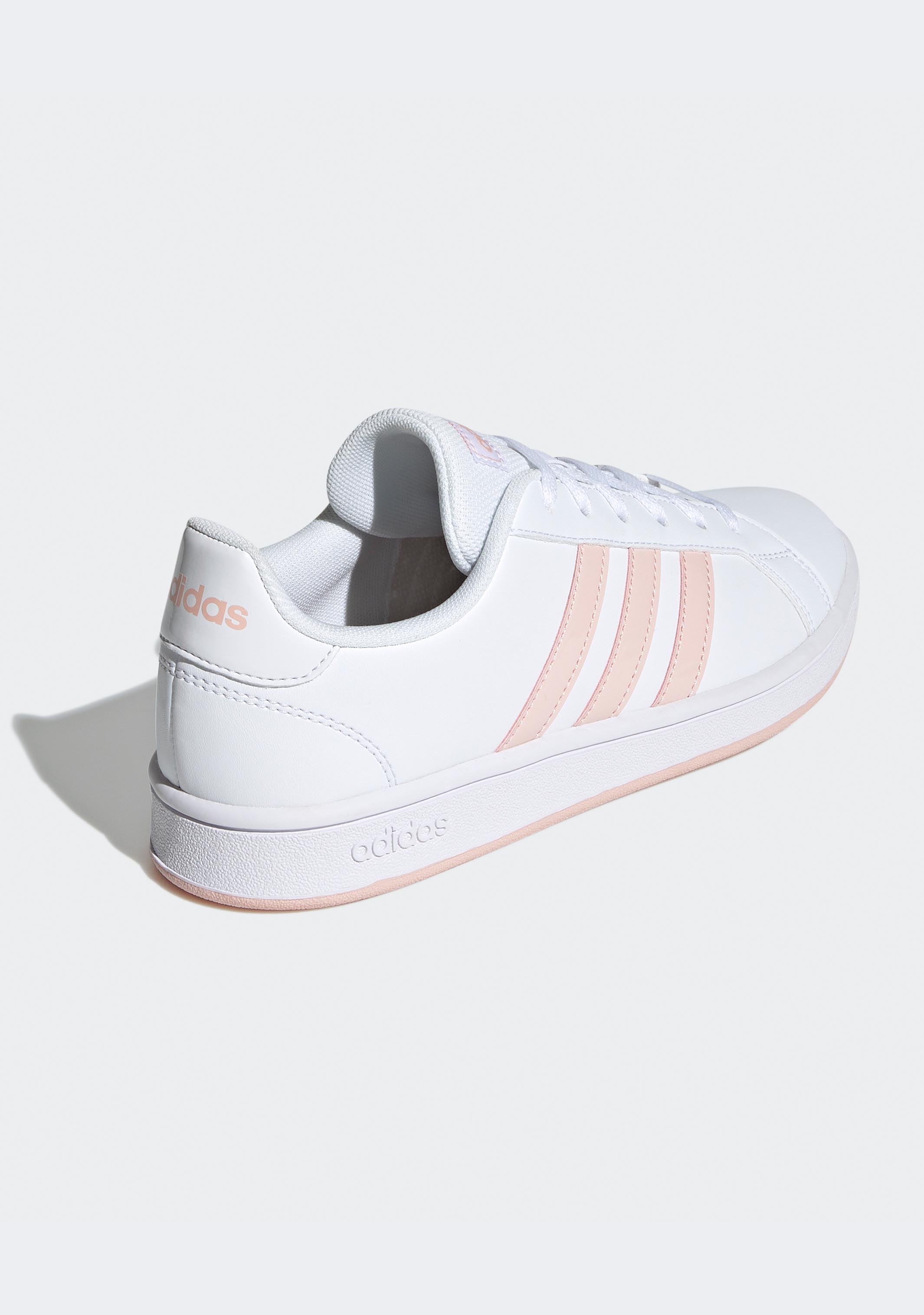 Adidas Women’s Grand Court Base Sneakers - White Tennis Shoes for Women | Comfortable Casual Walking Shoes | Perfect for Gym, Workout & Everyday Wear